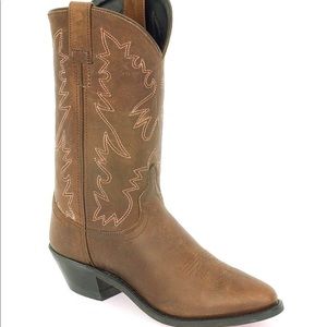 Old West Distressed Leather Cowgirl Boots